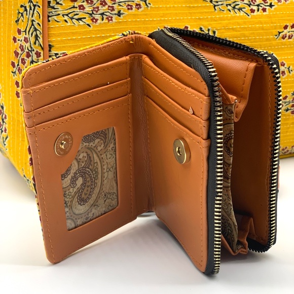 Kantha Stitch Satchel And Wallet Set - Picture 6 of 9